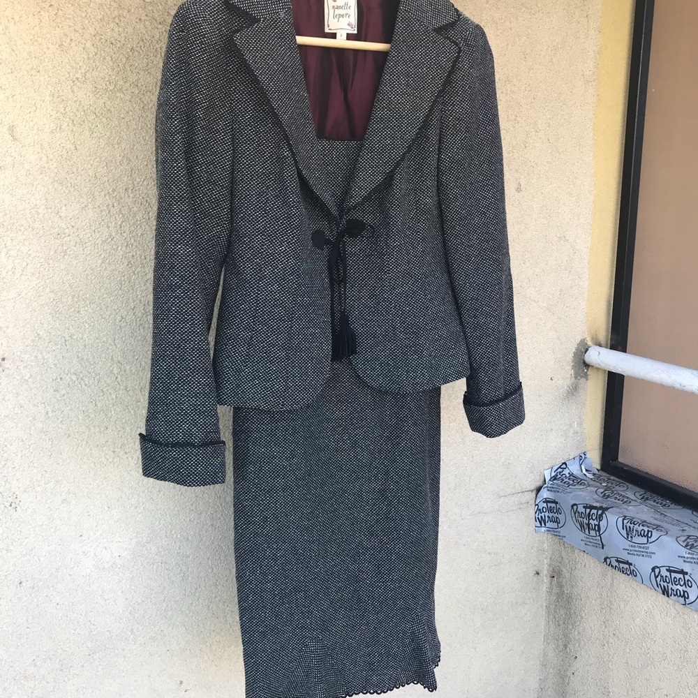 Vintage Nanette Lepore dress + jacket